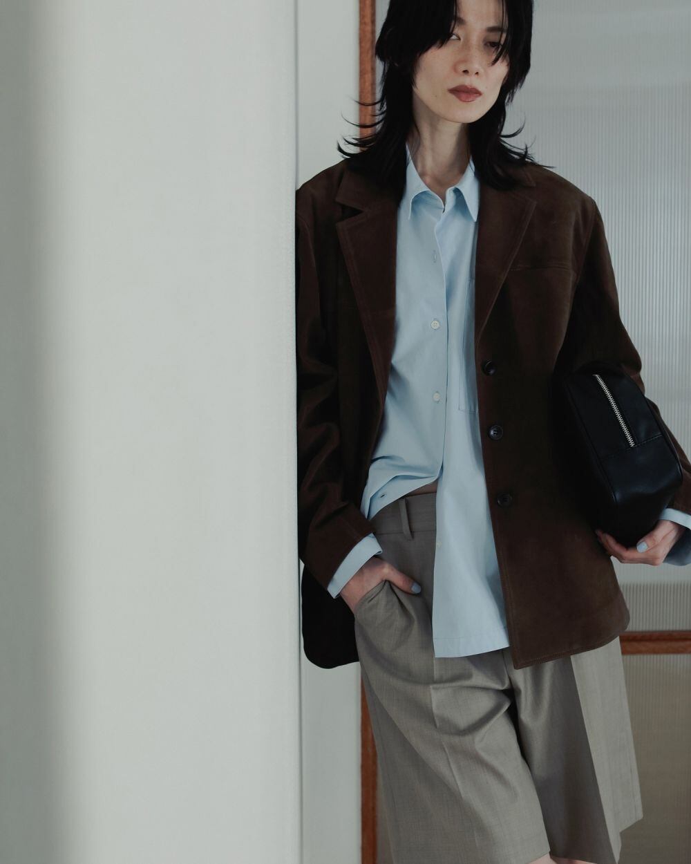 anuke アンヌーク Eco Suede Jacket 62520102 | ANERCA & L.I.V