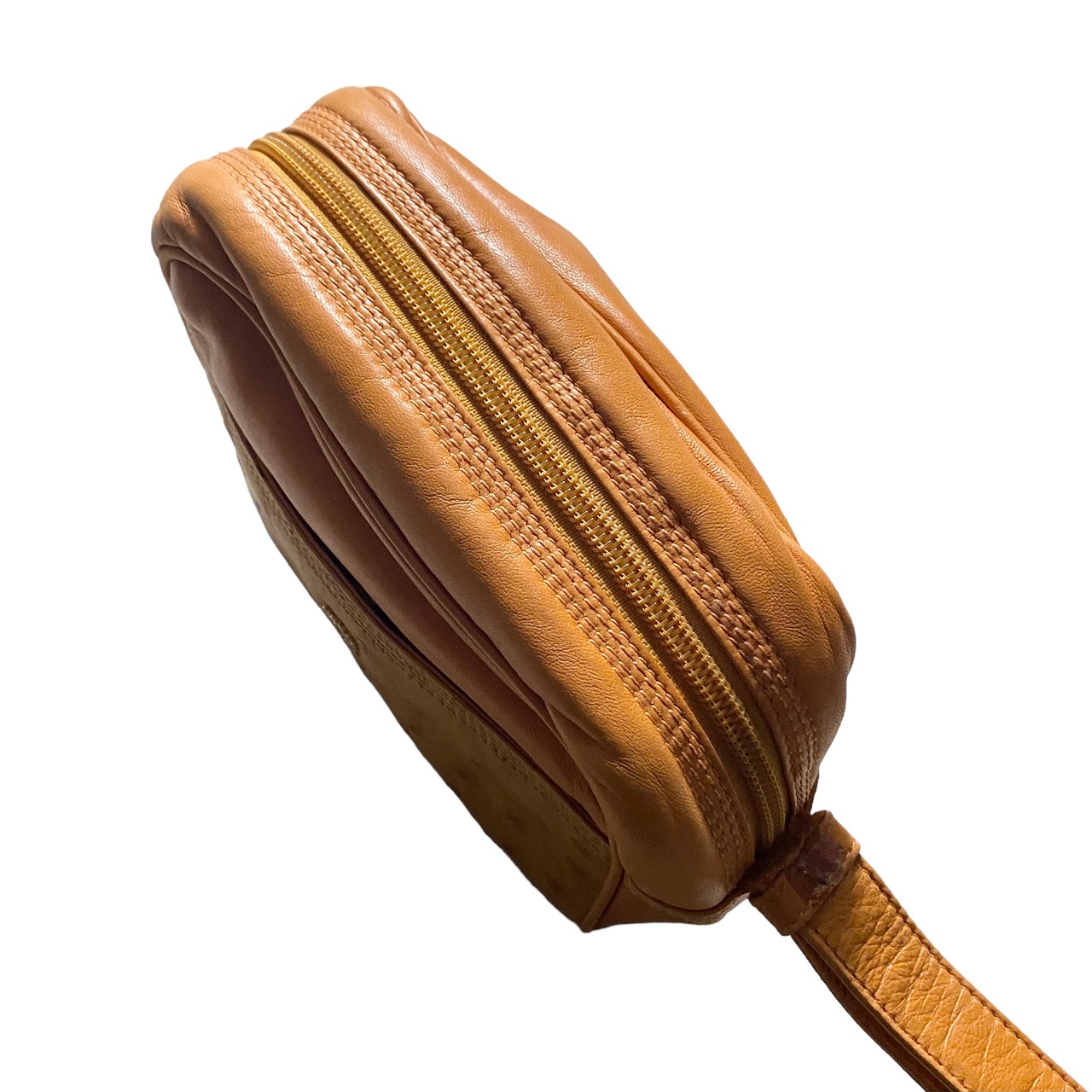 vintage LOEWE ostrich switching mini clutch bag