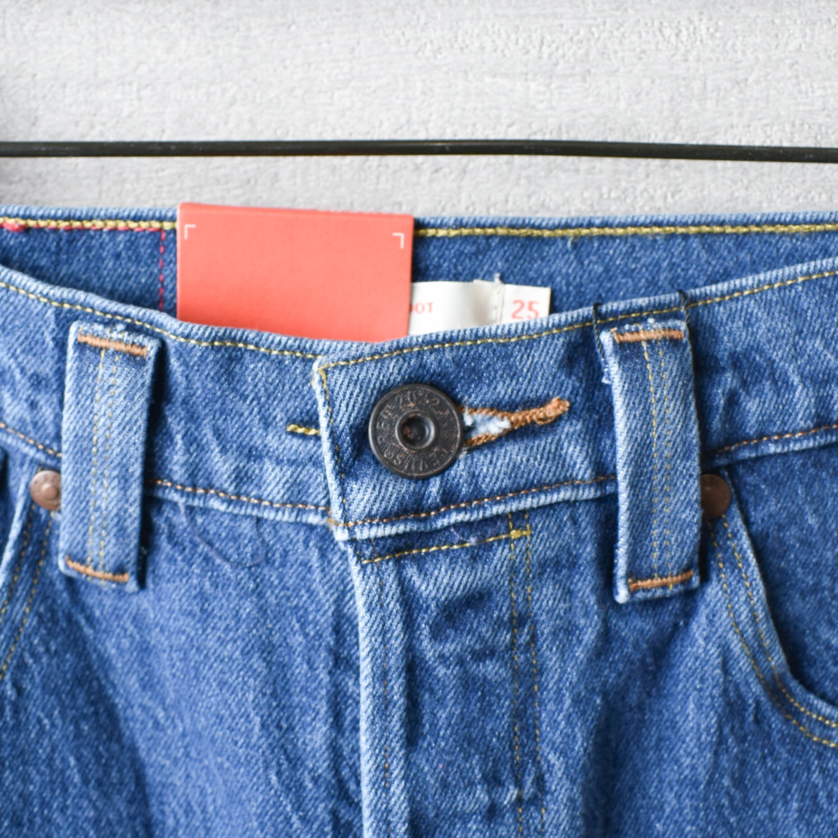 [NEW] LEVI'S RED RIBCAGE BOOT ブルー A2680-0000