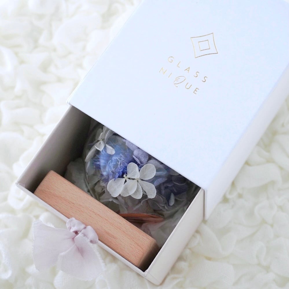 紫陽花の万華鏡「静かな夜の紫陽花」 | GlassNique（グラスニーク