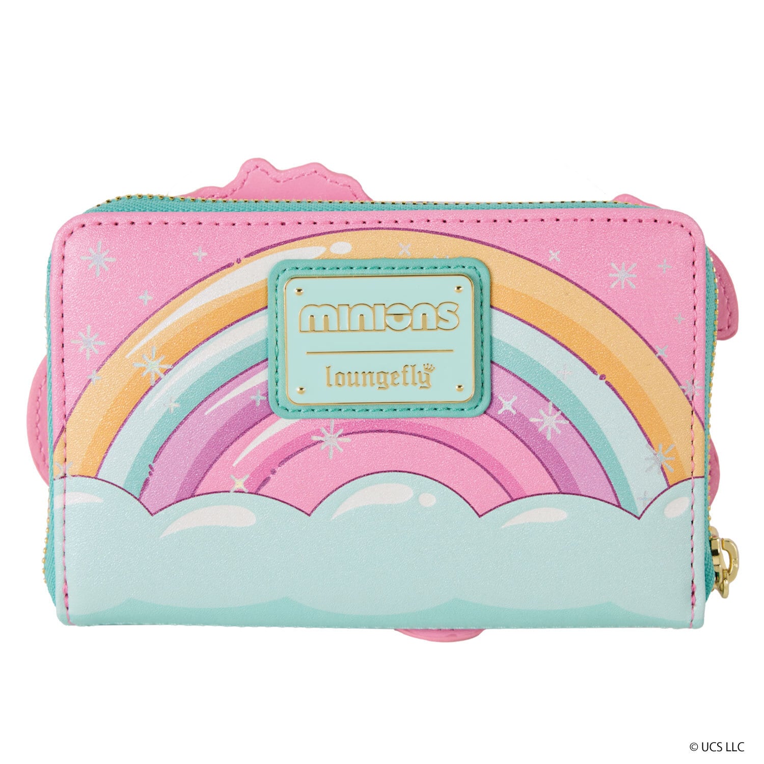 LF UNIVERSAL MINIONS FLUFFY UNICORN ZIP AROUND WALLET_DMWA0010