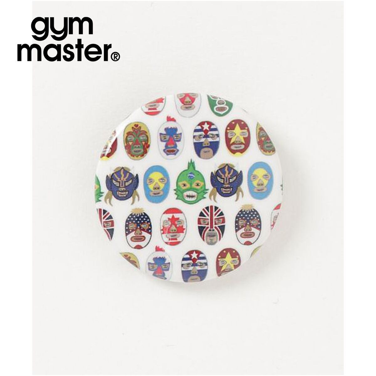 gym master ジムマスター 缶バッジ 32mm SMALL 日本製 ピンバッジ