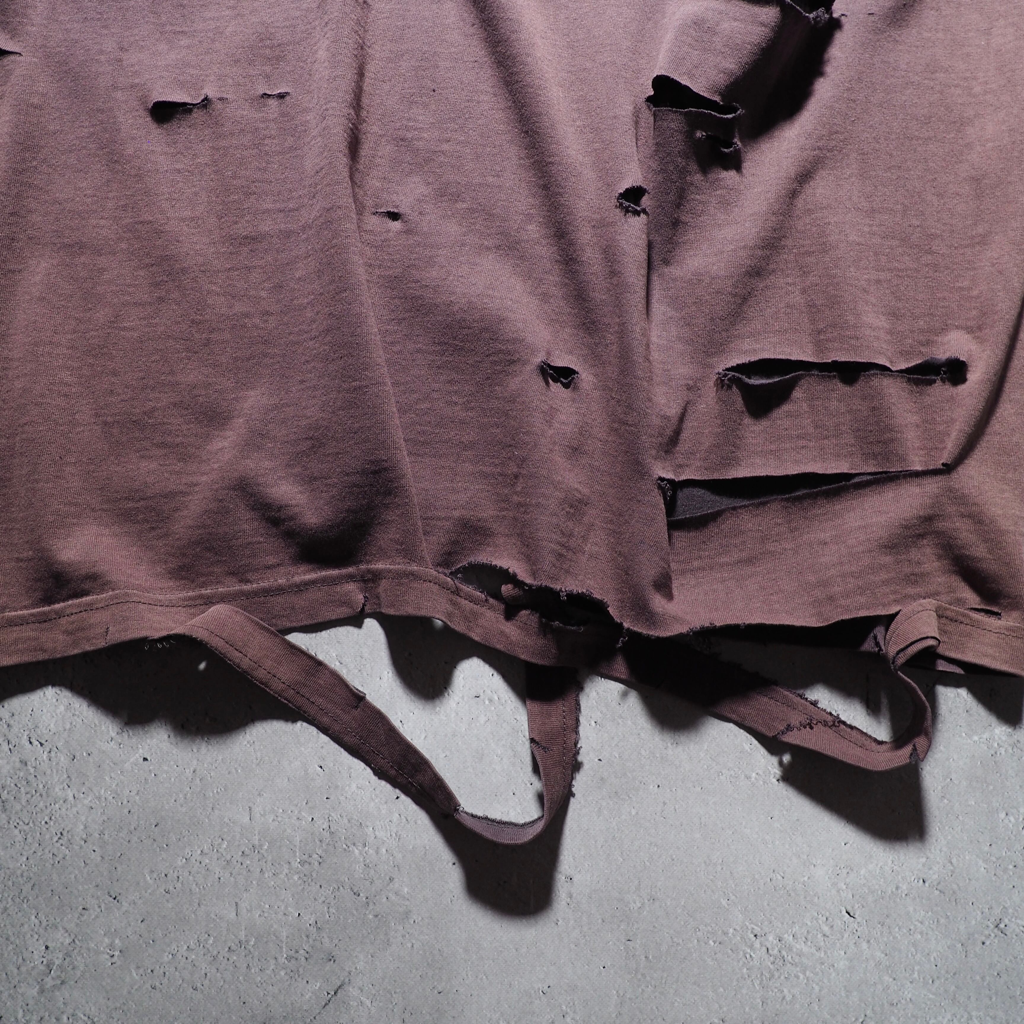 ” 循環 ” Boro Circulation fade printed Re:make SS Tee