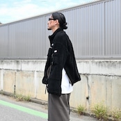 Leh(レー)Layered Wide Track Pants style