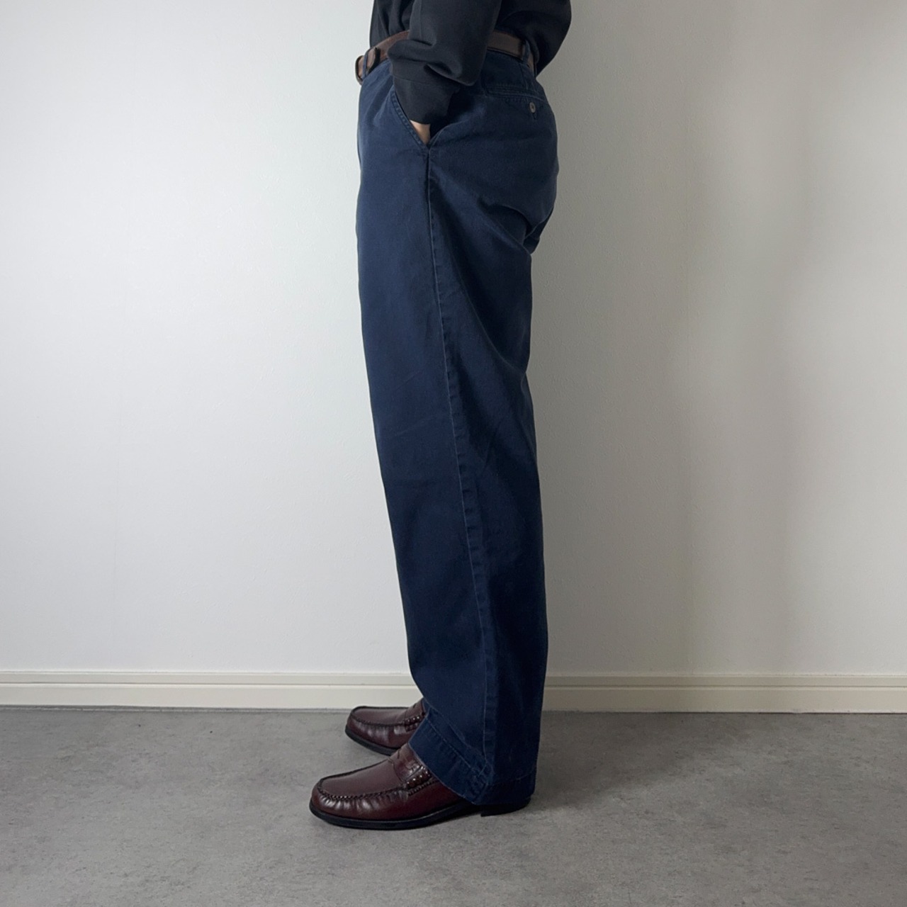 Polo by Ralph Lauren POLO CHINO "PROSPECT PANT" navy W32.5L29相当 古着 - 17