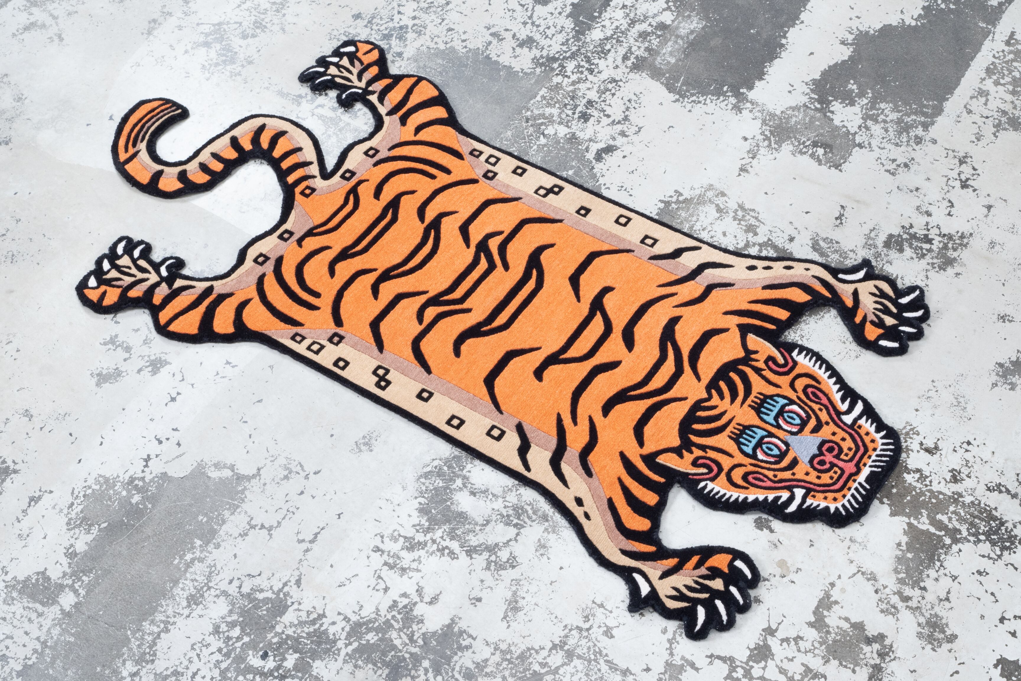Tibetan Tiger Rug 《Mサイズ•ウール・オリジナル3・トラディショナル
