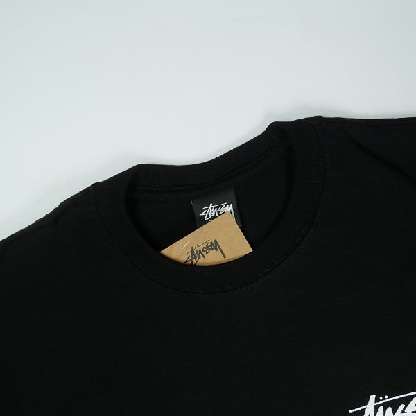 Size【L】 STUSSY ステューシー STOCK LONDON TEE BLACK ロンドン限定T