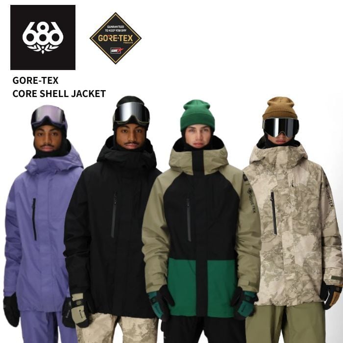 20-21 NANGA × 686 PORTABLE DOWN JACKET BLACK スノーボード シックス