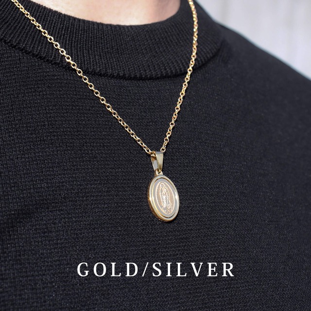 316L Maria Coin Necklace 2 MP3-54