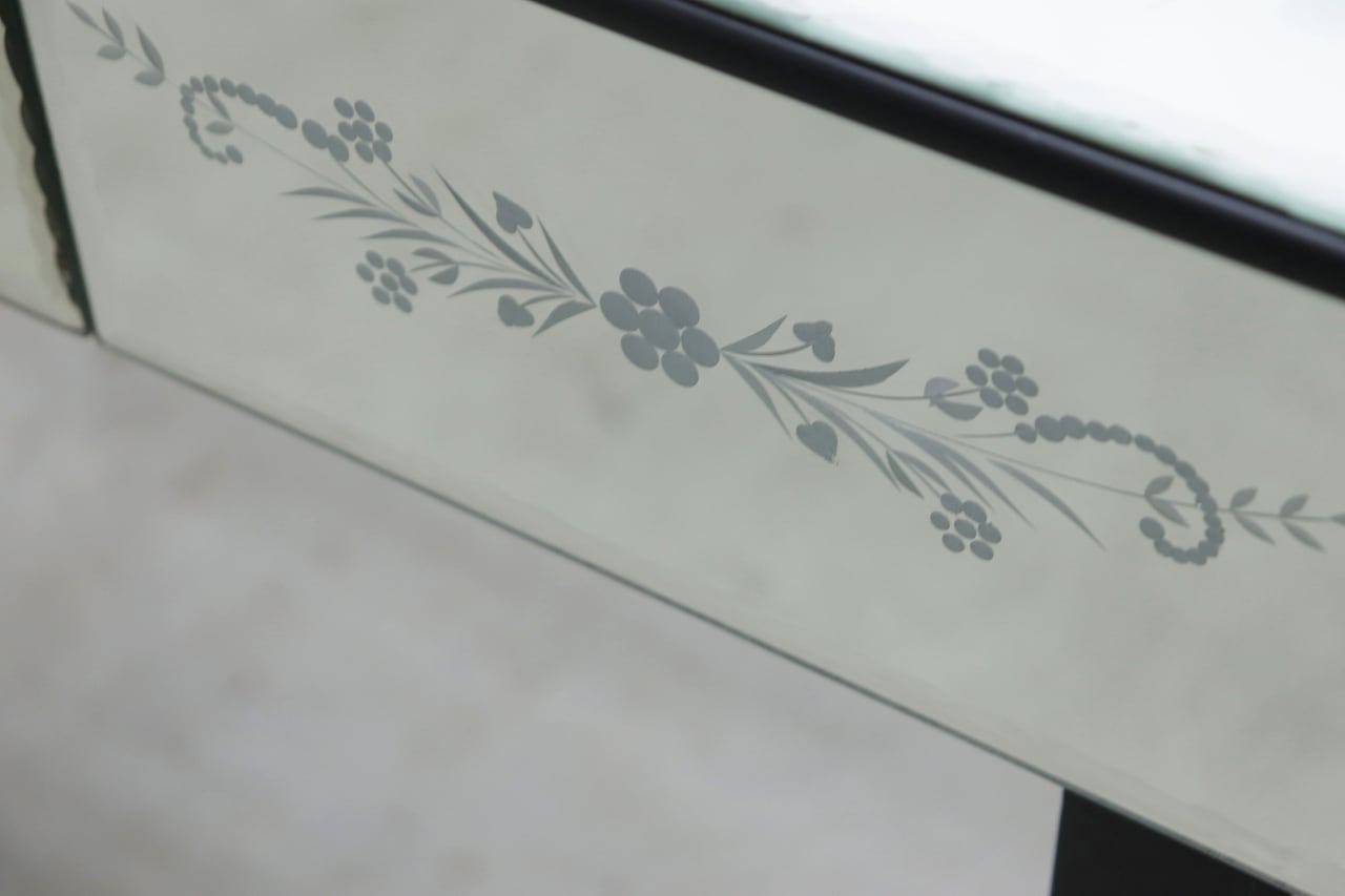 LAURA ASHLEY ローラアシュレイ ミラー 鏡面 コンソール ドレッサー