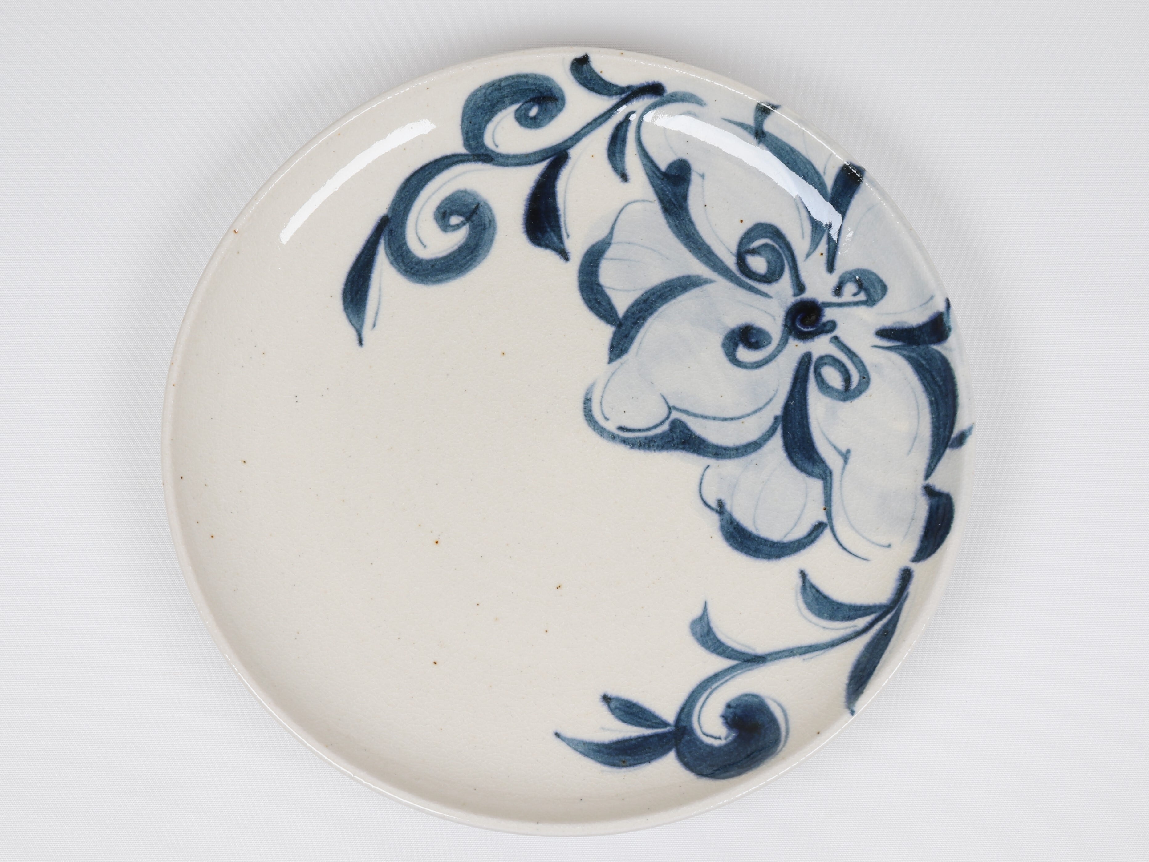 安南 丸7寸皿 華絵 | 宗山窯