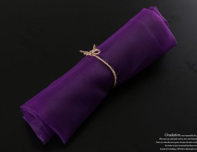 ノバン（オーガンジー）紫