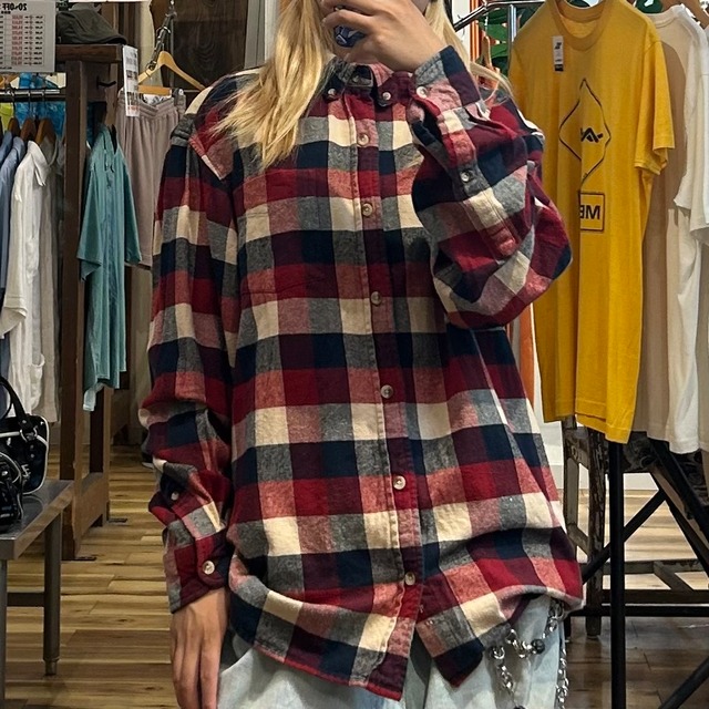 【USED】ネルシャツ