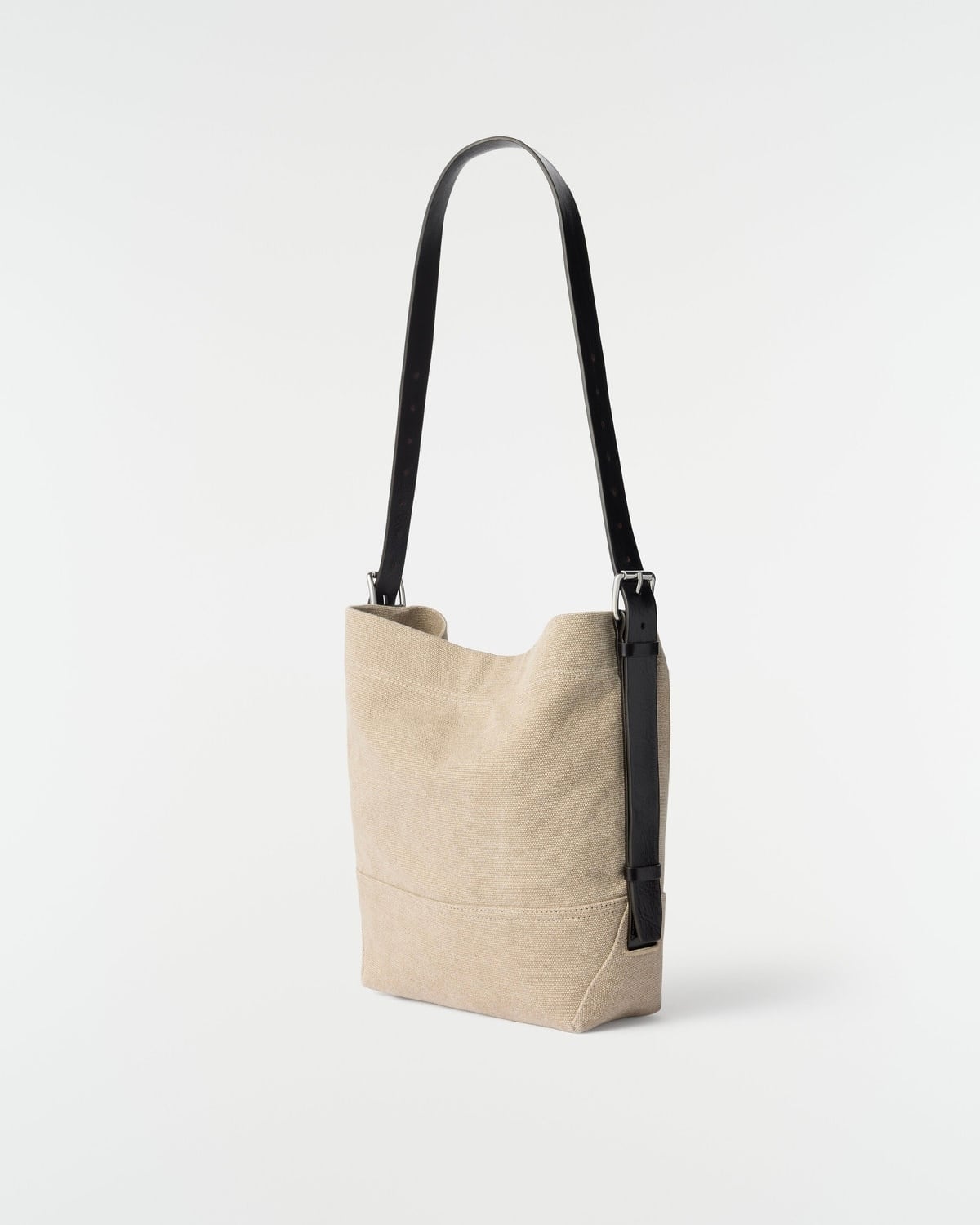 LEMAIRE / SMALL BELTED TOTE BAG IN HEAVY ECO COTTON CANVAS | LA