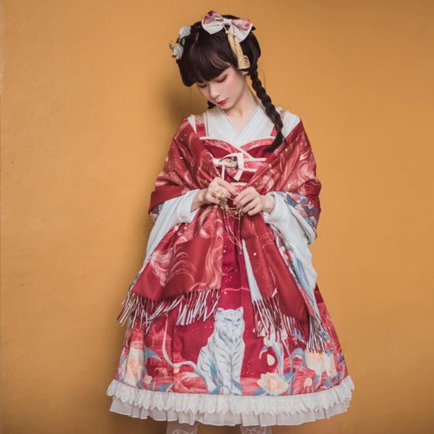 SEASONZ 華ロリ 中華ロリータ チャイナ風 ジャンパースカ?ト チャイナ