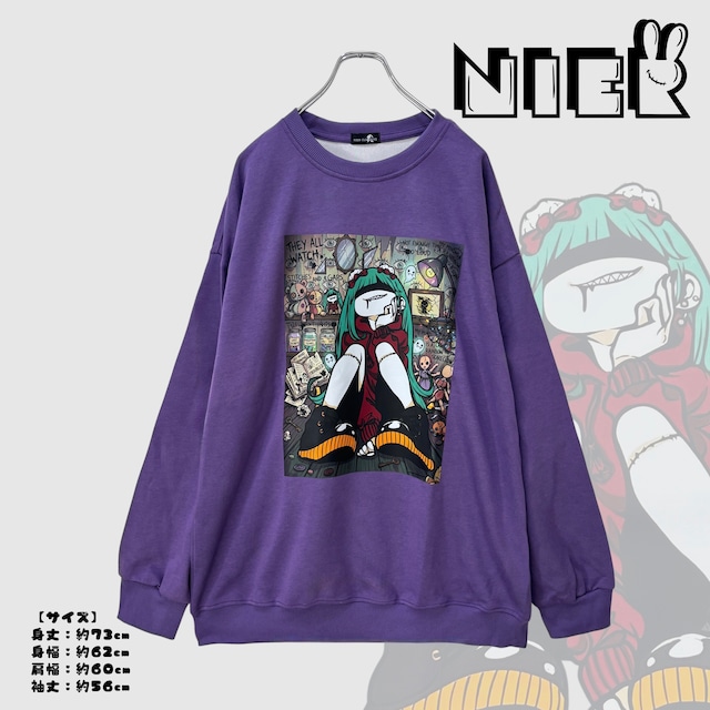 《ポップアップ感謝還元祭》PURPLE BIG PULLOVER【DARK WORLD】