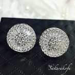 D001 人気デザイン レディース ピアス Stud Earring Gorgeous Circle