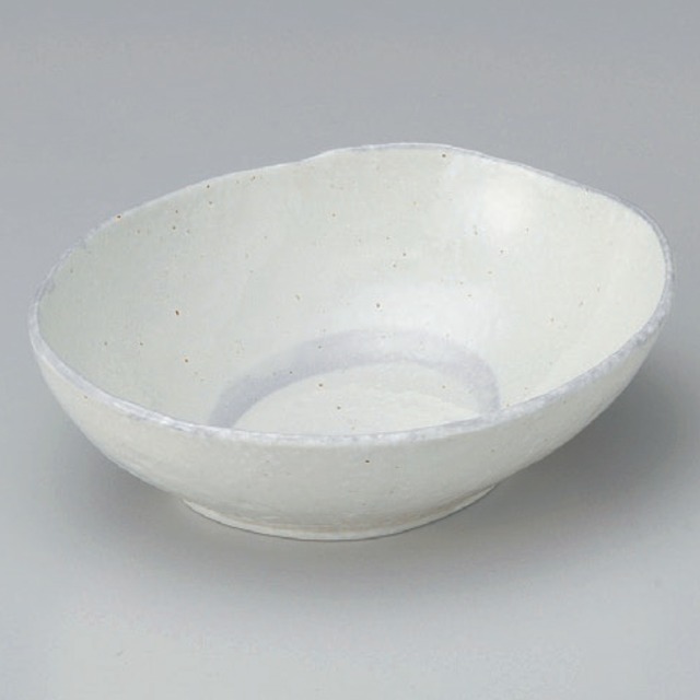 アジアン粉引三角鉢（大）