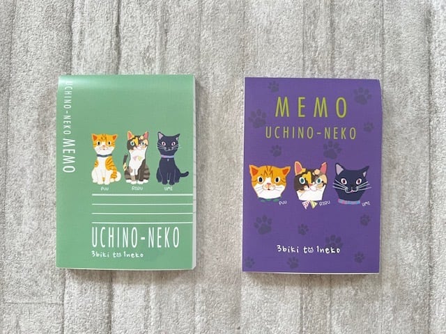 3Biki to 1Neko | メモパッド(罫線・無地)