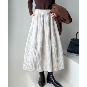 クリンクルライクドロストフレアスカート(2color) SK3486