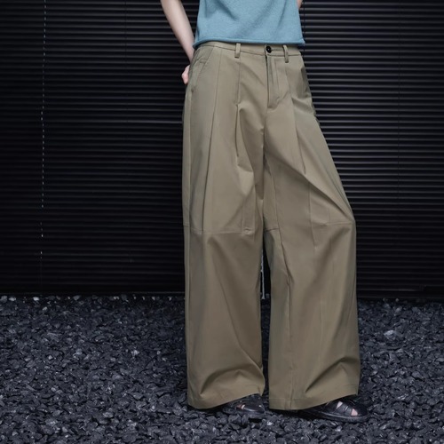 ツータックワイドレッグパンツ ・21394