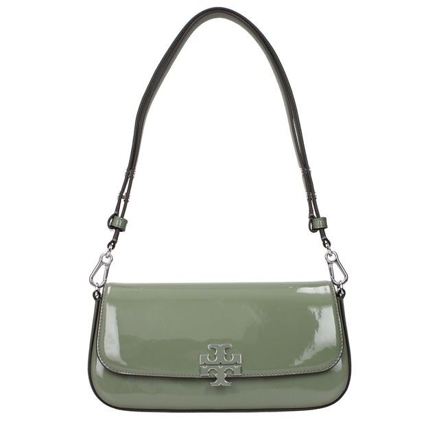 TORY BURCH トリーバーチ レディース ショルダーバッグ パテントレザー グリーン