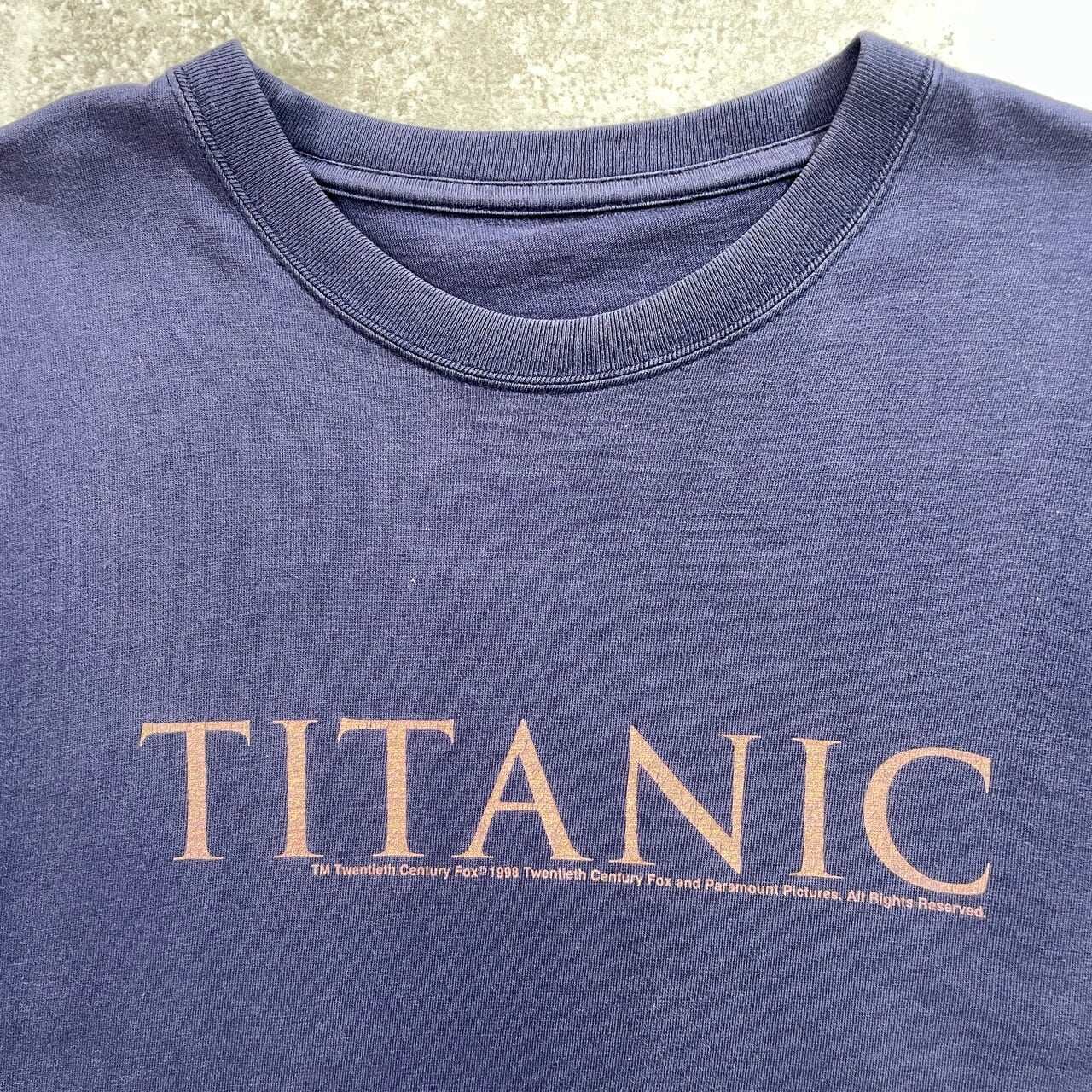 90年代当時物 TITANIC タイタニック ムービー Tシャツ メンズM-L相当