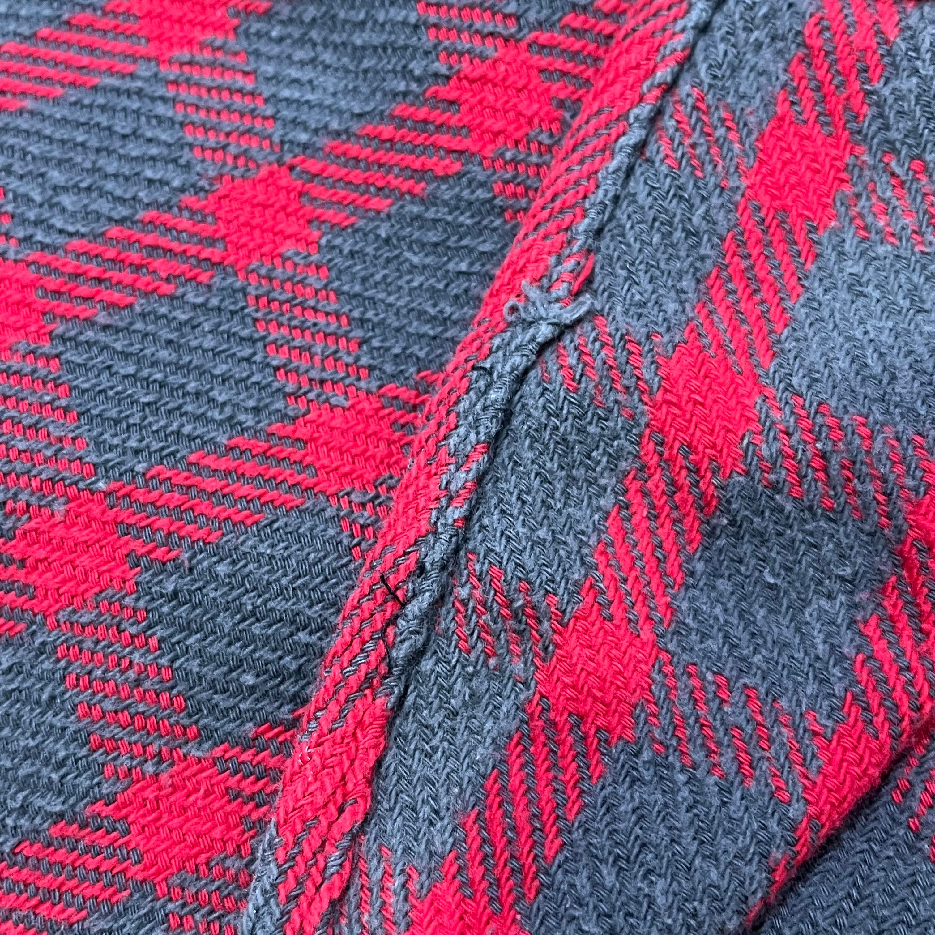 60s SEARS PILGRIM Cotton Heavy Flannel Shirt マチ付 L