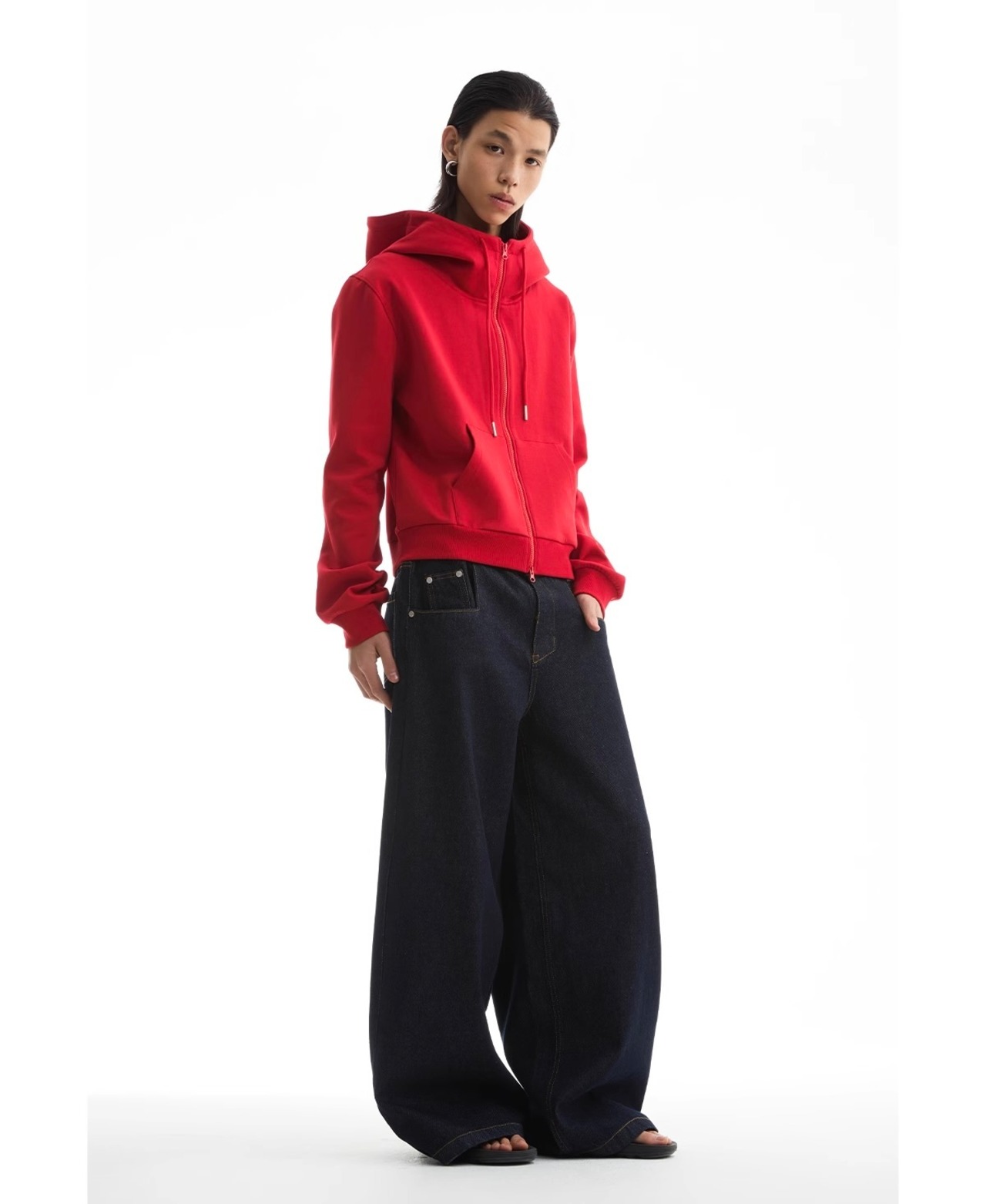 FUNKYFUN Wide Leg Denim