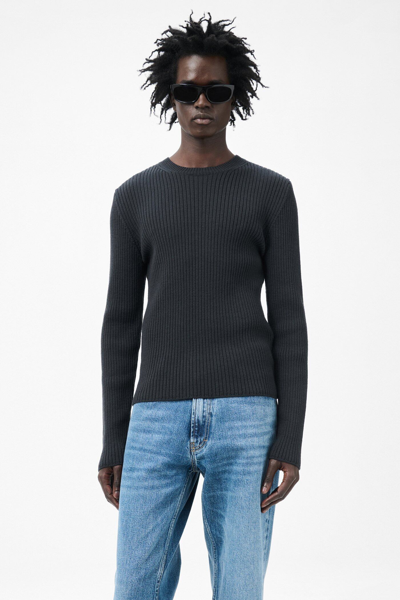 BPS OUR LEGACY COMPACT ROUNDNECK Off Black Rustic Merino M4253CO