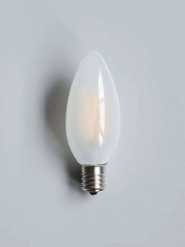 シャンデリアLED電球E17フロスト #135 D1