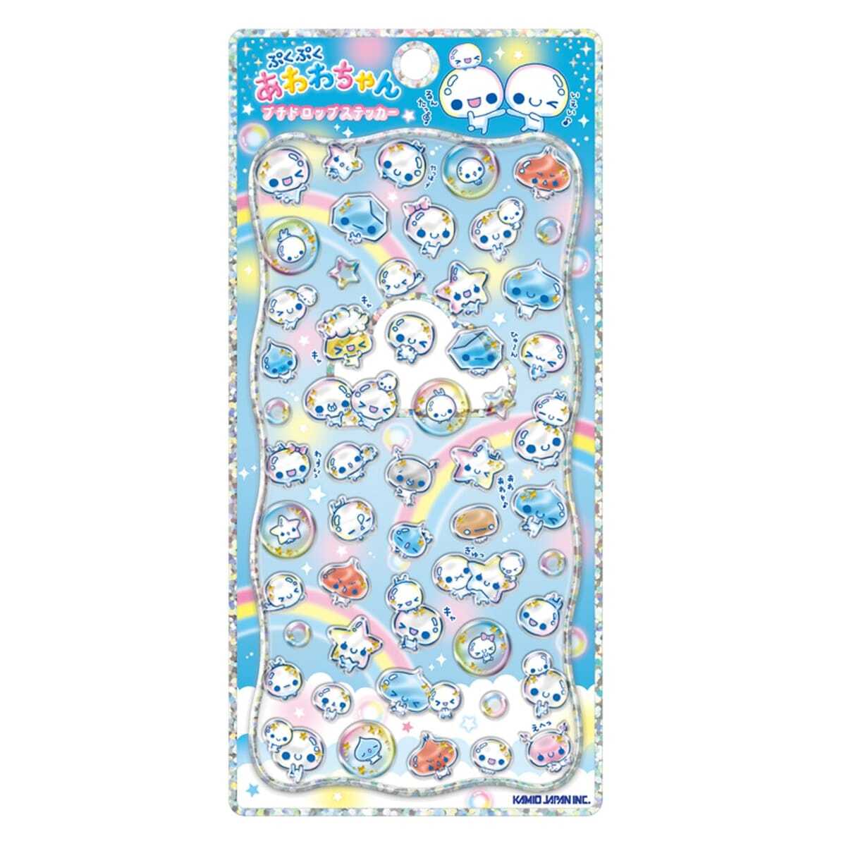 プチドロ　まとめ売り　ディズニー　あわわちゃん　シール カミオジャパン カミオジャパン】ぷくぷくあわわちゃん プチドロップステッカー