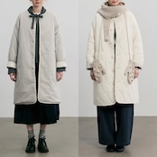 暖かさとオシャレを両立♪リバーシブルミドル丈ジャケット P0110