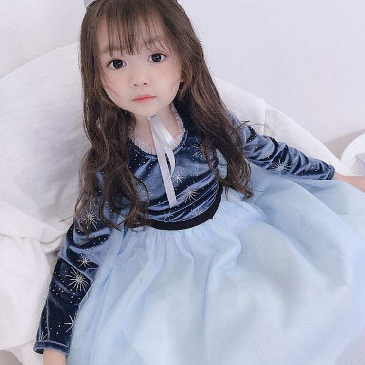 【80㎝-140㎝】ワンピース　ドレス　マント　コスチューム　プリンセス　ベビー　キッズ　韓国　子供服　女の子 |  Q-toworld(キュートワールド)子供服｜ powered by BASE