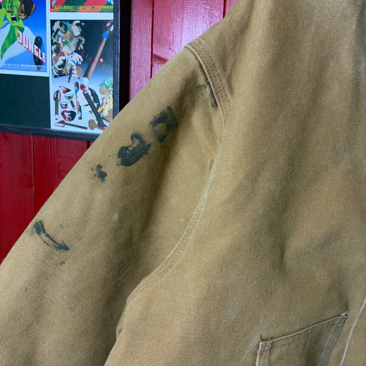 Carhartt 10s メキシコ製　トラディショナルジャケット　ベージュ　ダックジャケット　カーハート