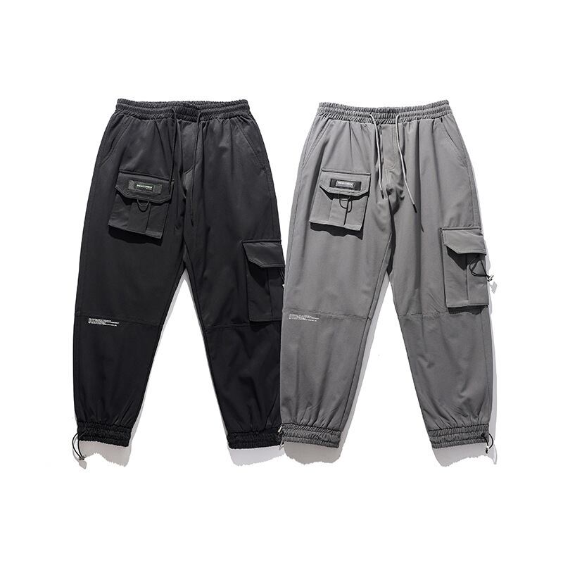 【新作】【送料無料】 Yidaoヴィンテージ20冬服新しいese無地オールマッチ巾着巾着パンツパーソナリティポケットトレンディなオーバーオールメンズ-アリババ ウィンター 冬物 ソリッドカラー ビンテージ hip6-1611324310777