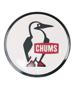 CHUMS チャムス ブービーサインボード ブリキ看板 インテリアプレート 丸型 壁掛け装飾 キャンプインテリア アウトドア雑貨 CH62-2278
