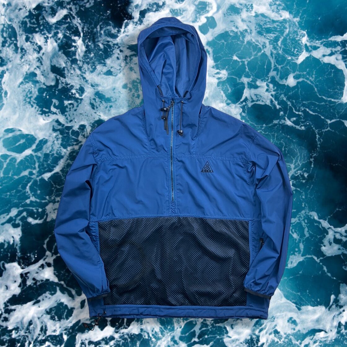 Late 90s NIKE ACG White Tag half zip nylon anorak | Pay ID