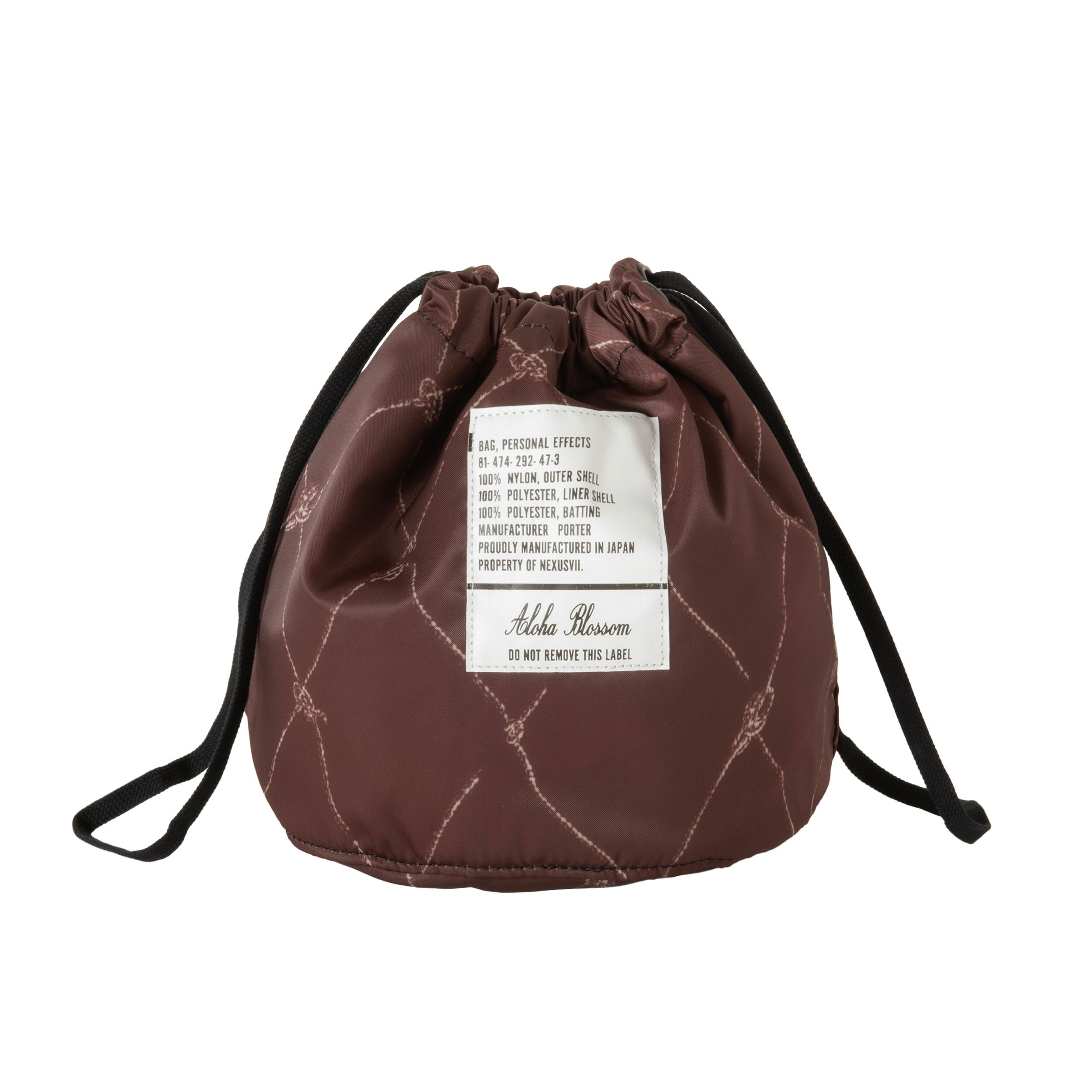 Aloha Blossom × NEXUSVII. × PORTER PERSONAL EFFECTS BAG 『NEXUS  
