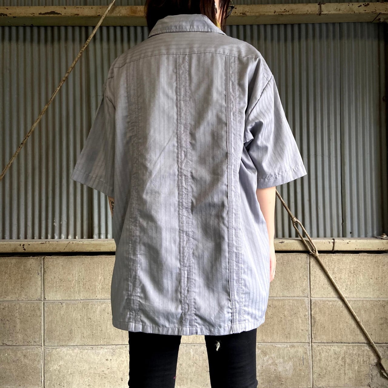 ビッグサイズ 90年代 guayabera by HABAND 半袖 キューバシャツ メンズ ...