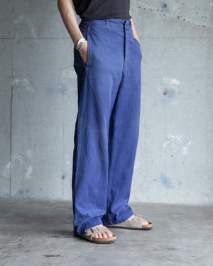 40s–50s “La Cour Blanche” French work trousers / cotton twill