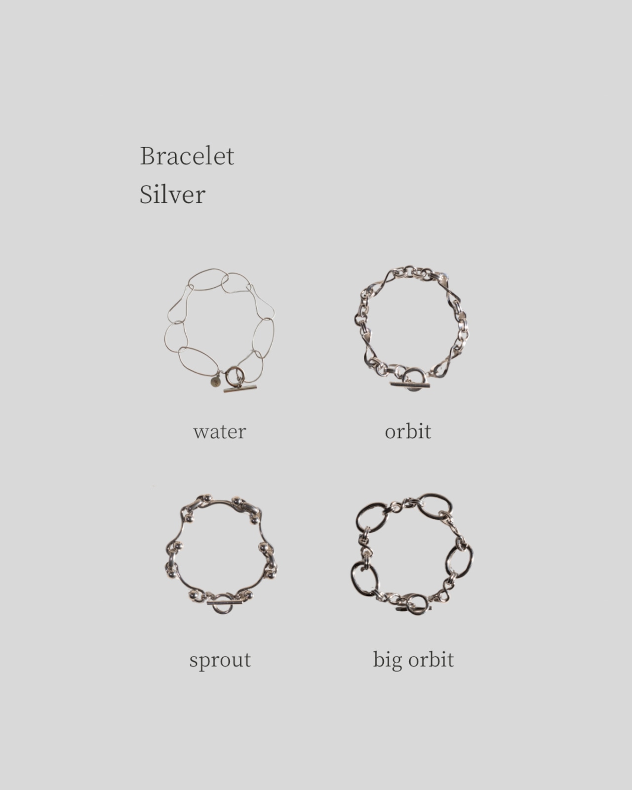 『冒険の芽吹き』 sprout chain bracelet