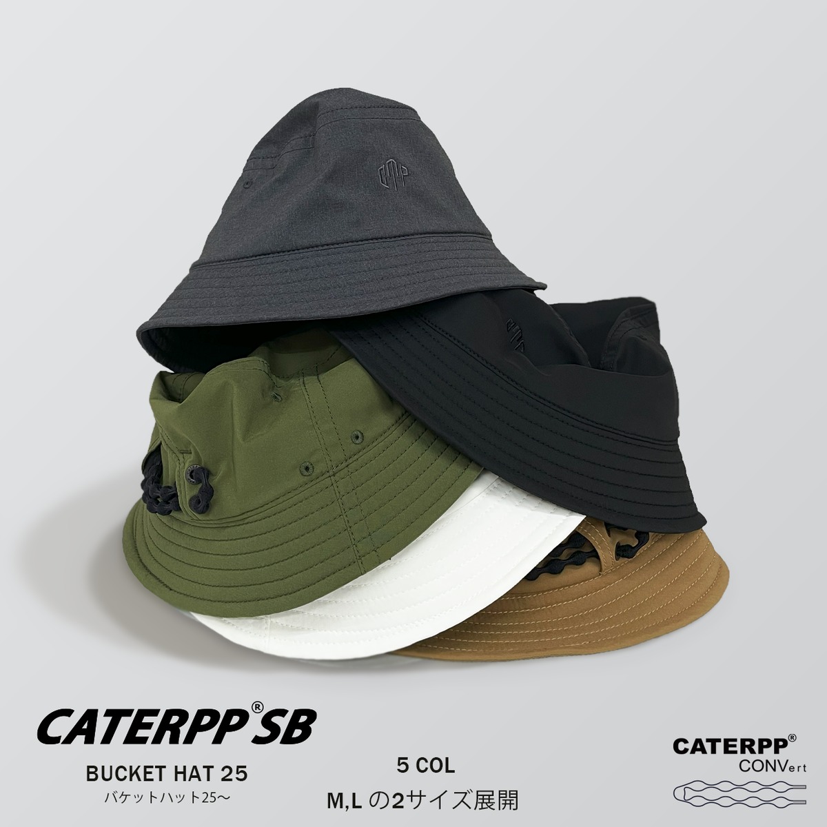 CONV】 CATERPP SB BUCKET HAT25 | 帽子専門店 Oh！osaka hat