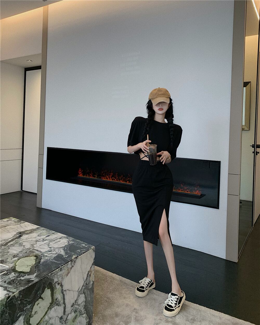 スタイルショートスリーブTシャツ スカート サマー 夏物 ガールズファッション41479310681