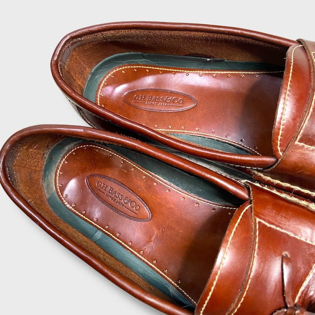 G.H.BASS タッセルレザーローファー　US8D 革靴　レザーシューズ