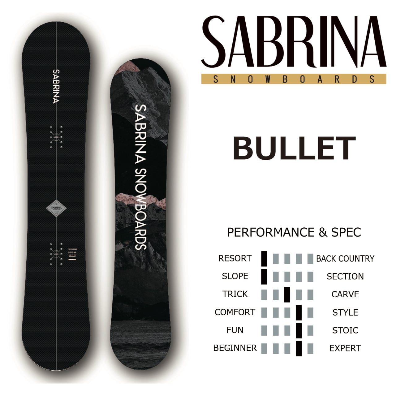 23-24モデル . SABRINA . 『 BULLET 』 . サブリナ . バレット 