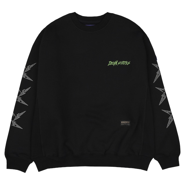 【DEVA STATES】Crewneck Sweater - ROAM(BLACK)