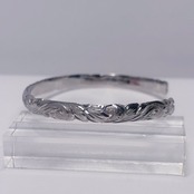 Heritage Bangle-Silver-