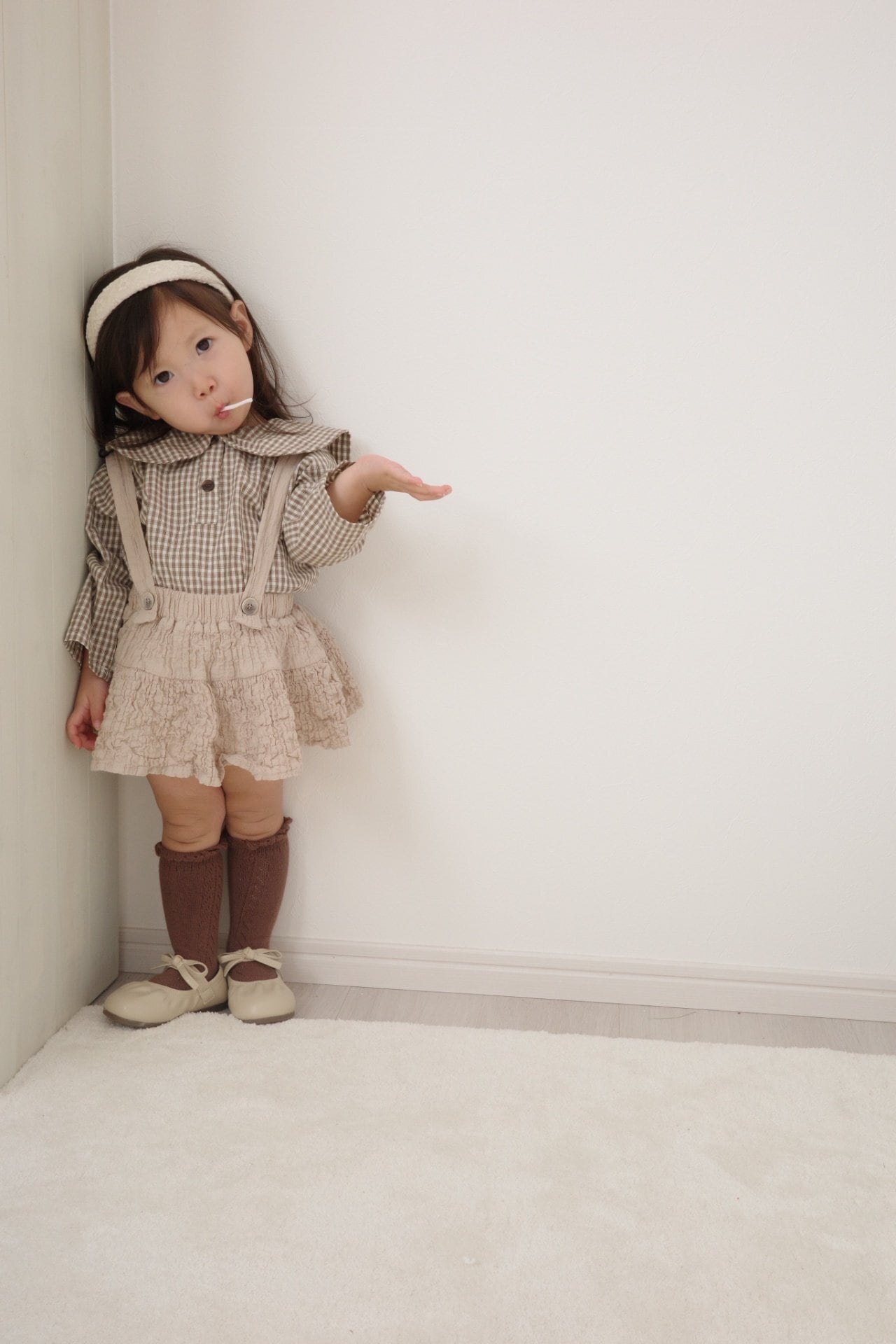 【即納/80size】ダブルカンカンスカート /mimimarket