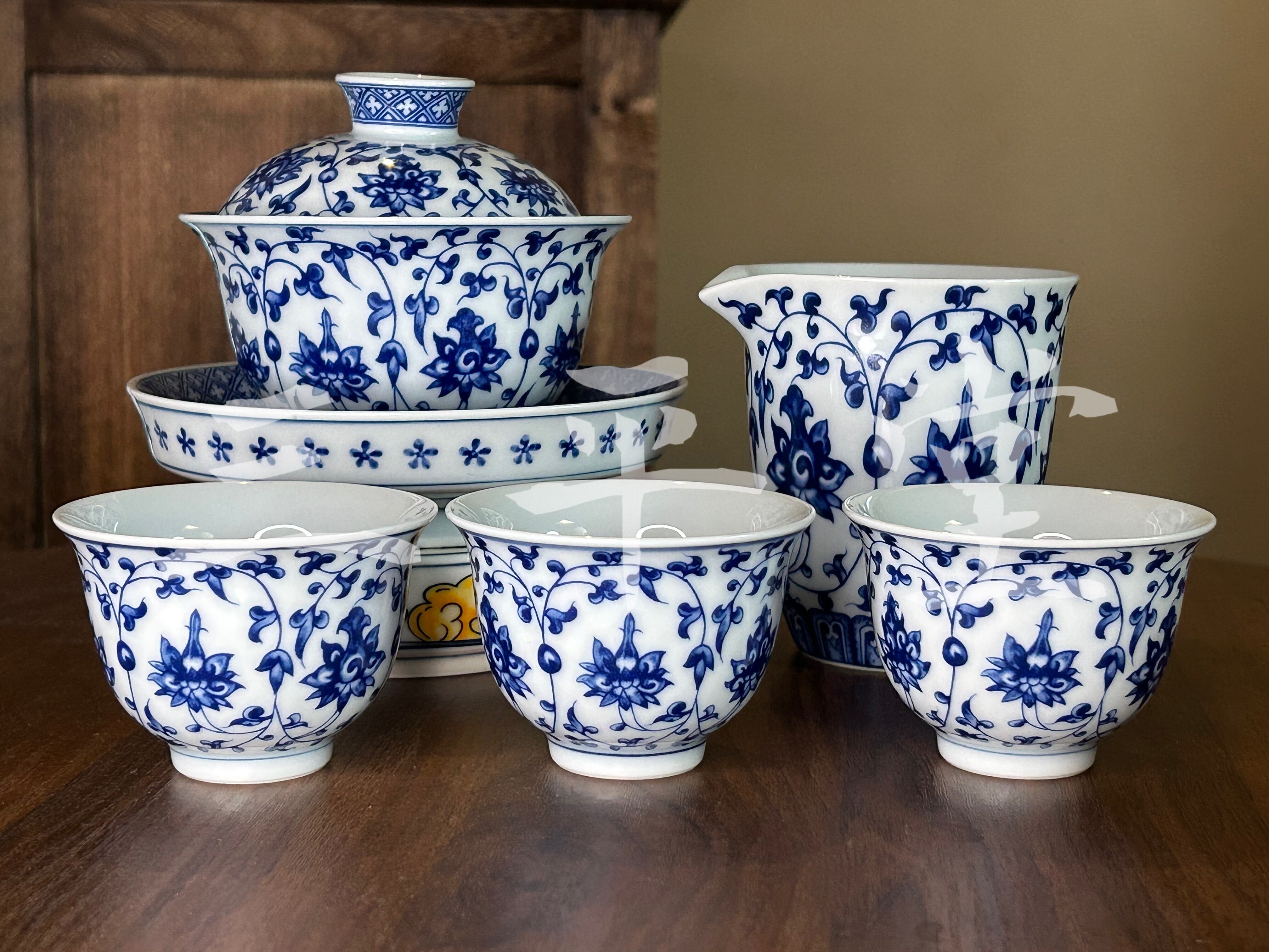 1135  急須　ミニチュア　8客　中国茶器　木箱付き 中国茶器5点セット 1135 急須 ミニチュア 8客 中国茶器 木箱付き 中国